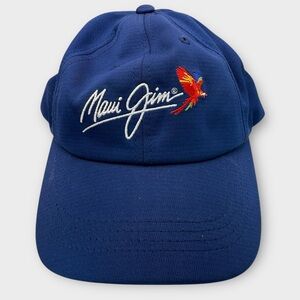 Maui Jim Sunglasses Hat Cap Strap Back Blue Embroidered Logo